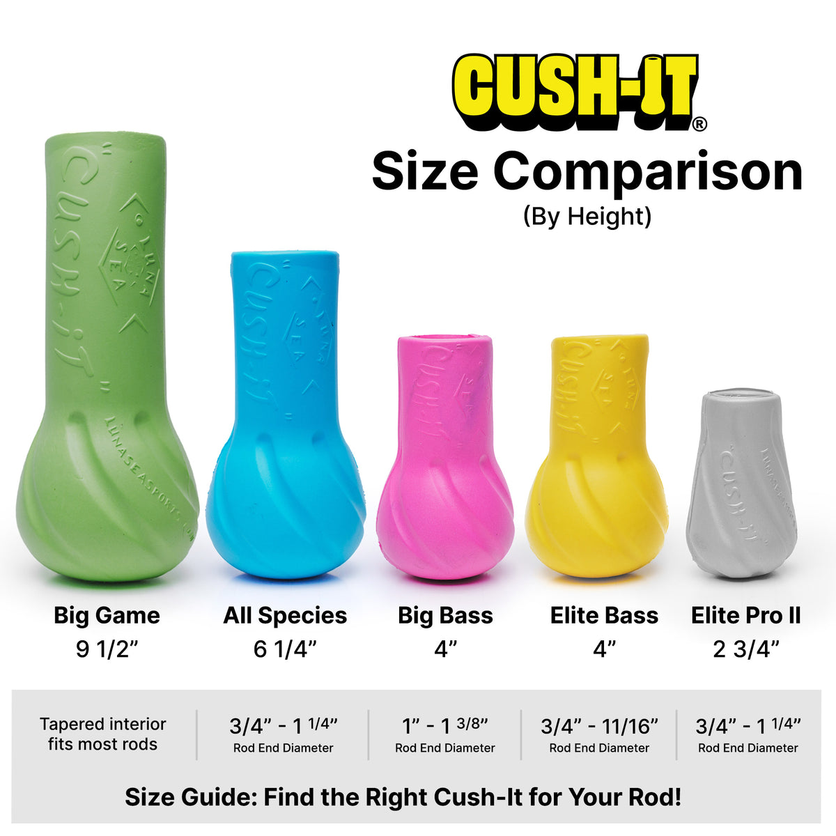 Cush-It® Elite Bass & Big Bass - Rod Cushion